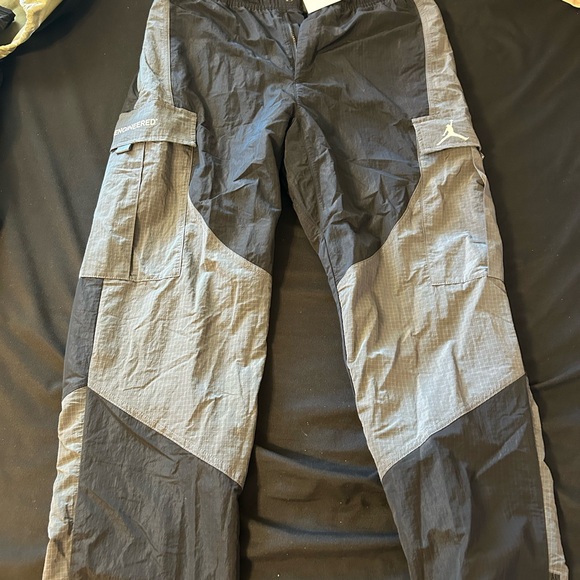 Jordan Black and Gray Cargo Pants with Utility Design - Picture 1 of 3